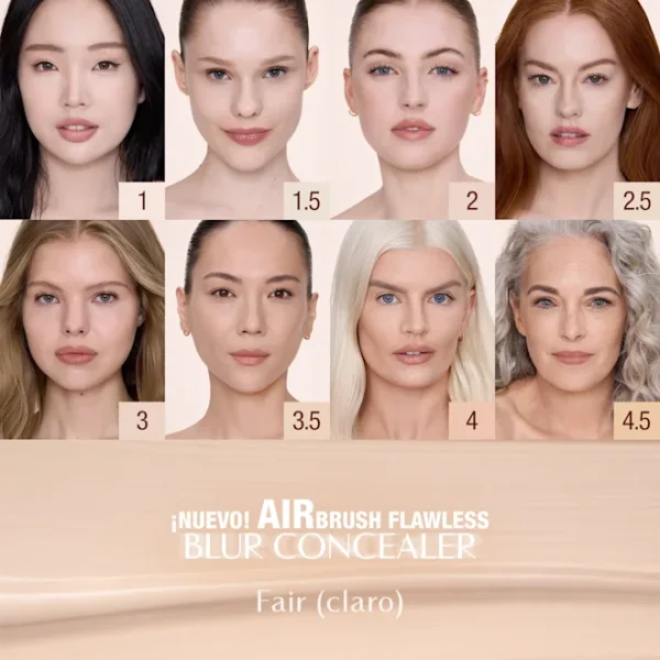 2155 (4) Corrector Airbrush flawless blur concealer Tono 10.5 Tan