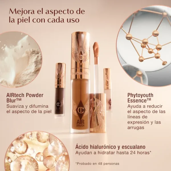 2155 (5) Corrector Airbrush flawless blur concealer Tono 10.5 Tan