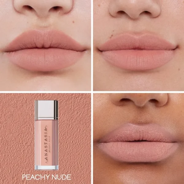 Labial Líquido Lip Velvet Tono Peachy Nude