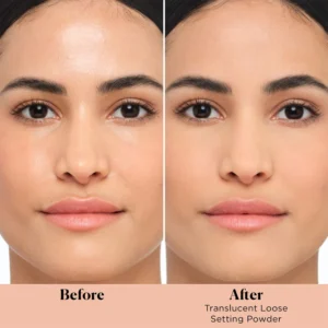 Translucent loose setting powder